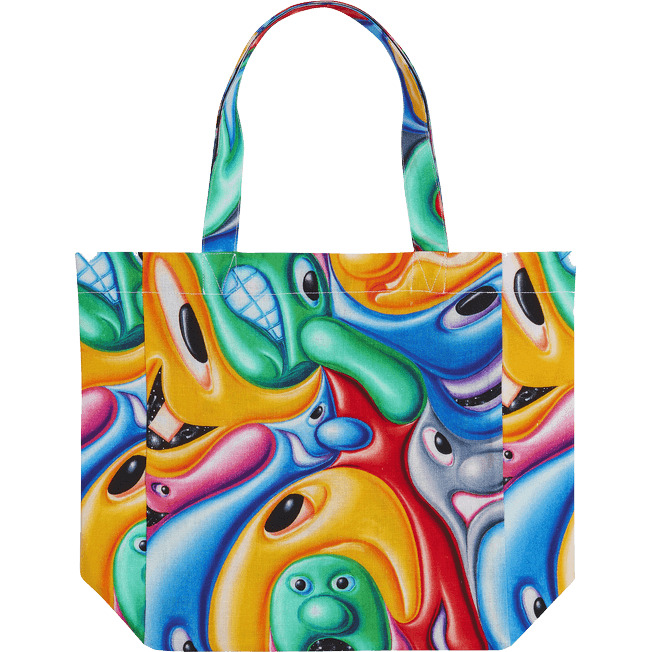 Tote bag Faces In Places - Vilebrequin x Kenny Scharf - 2