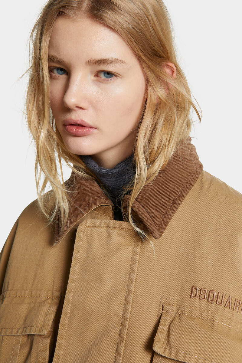 MILITARY FUR COLLAR PARKA - 5