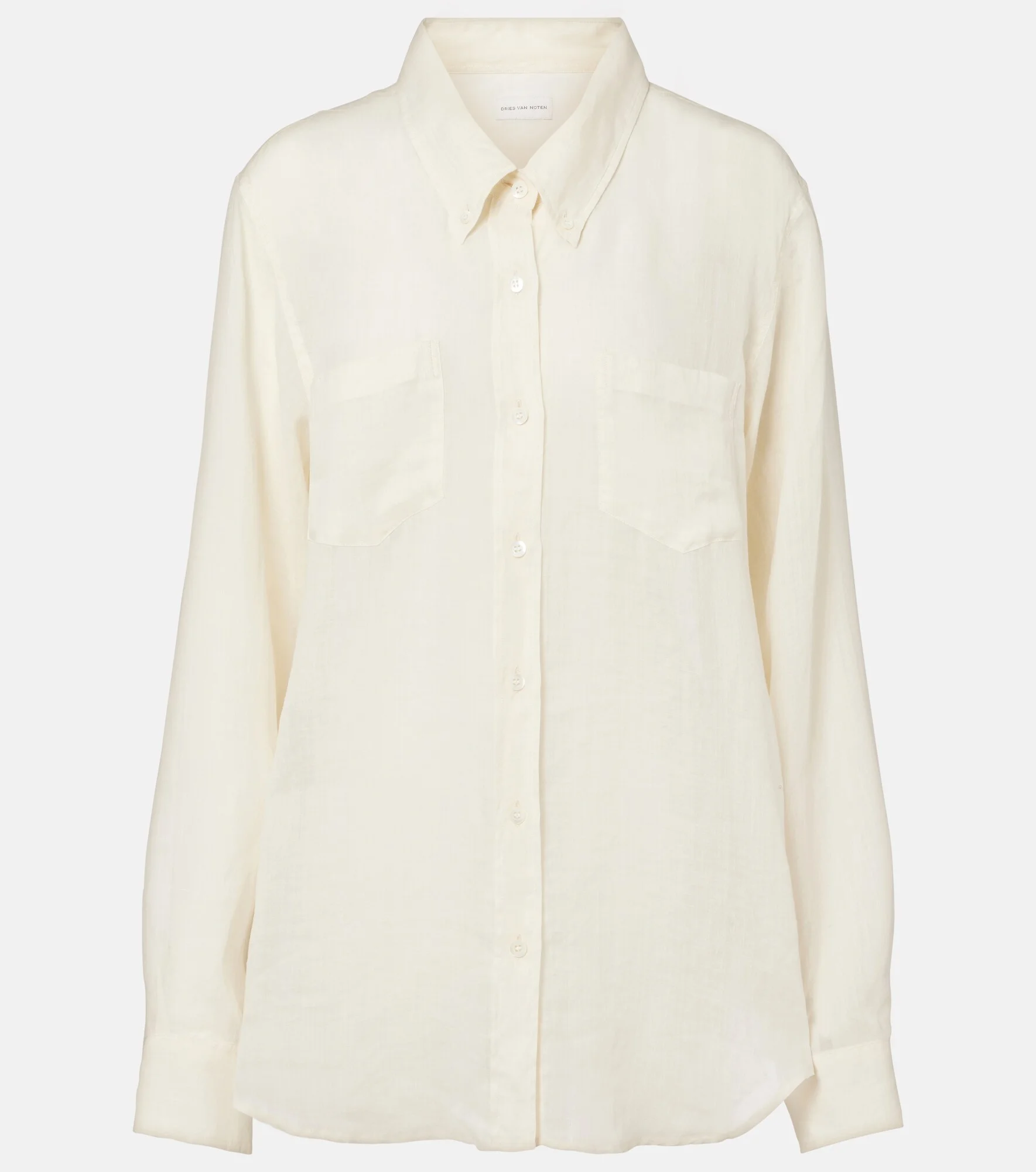Oversized ramie shirt - 1