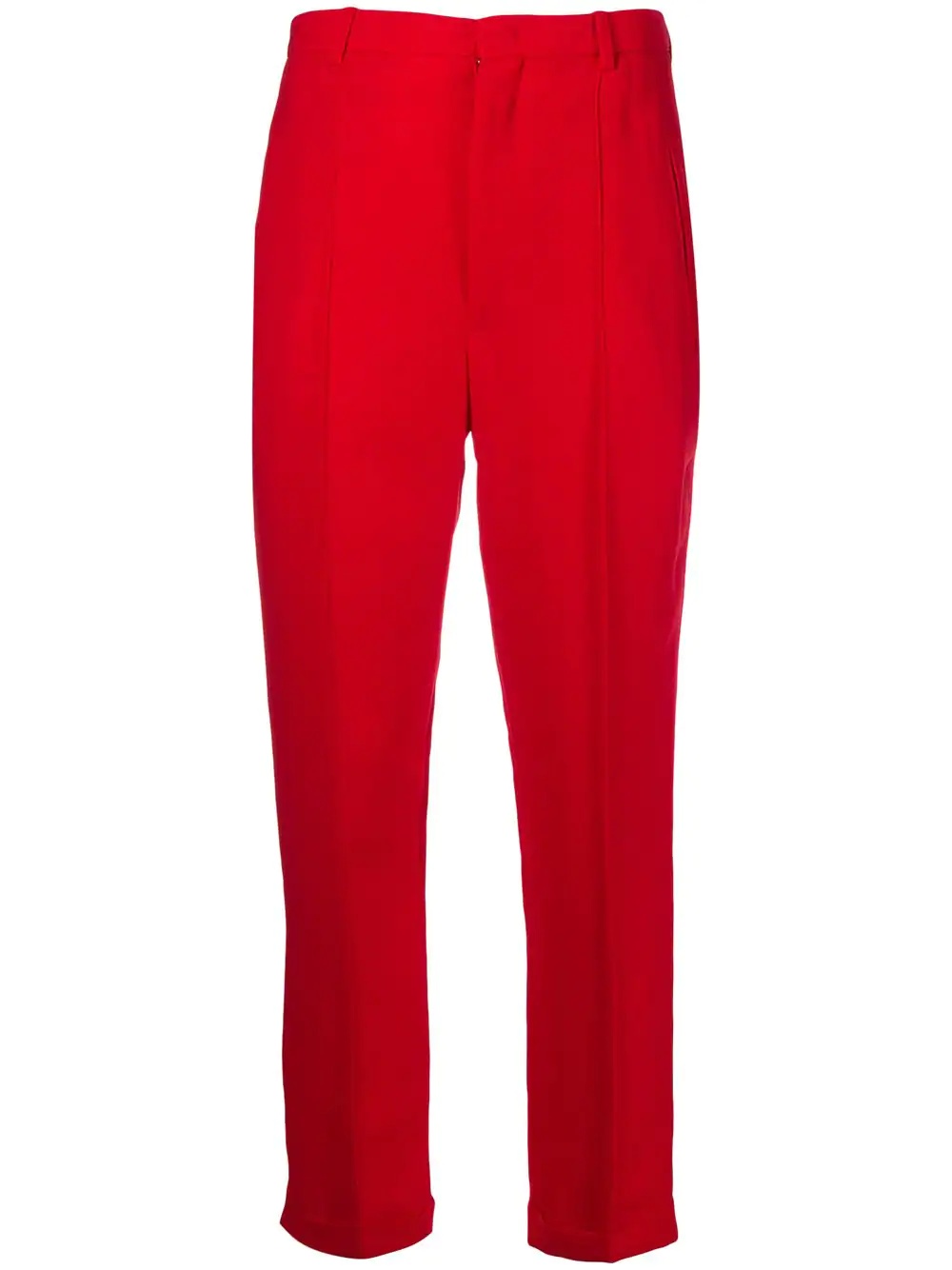 tapered cropped trousers - 1