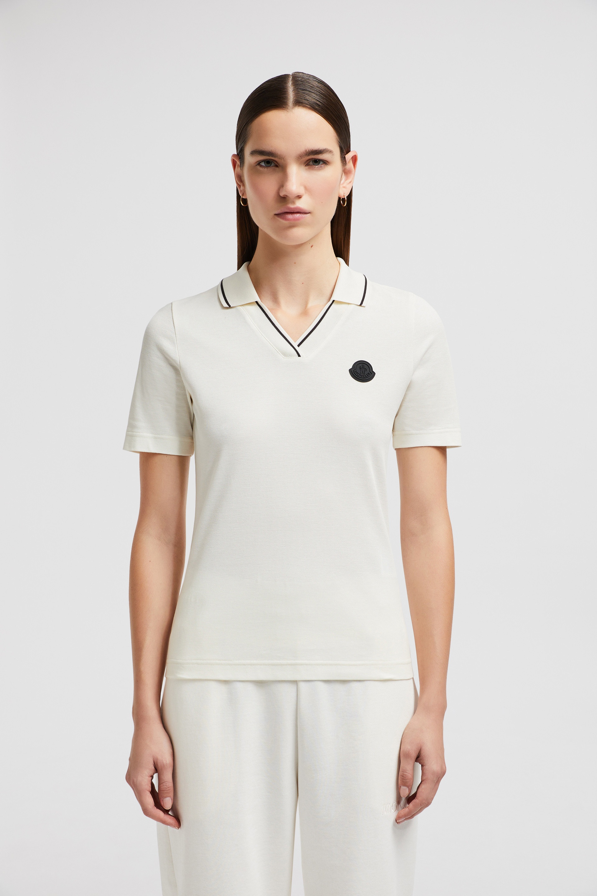 Logo Patch Cotton Piquet Polo Shirt - 3