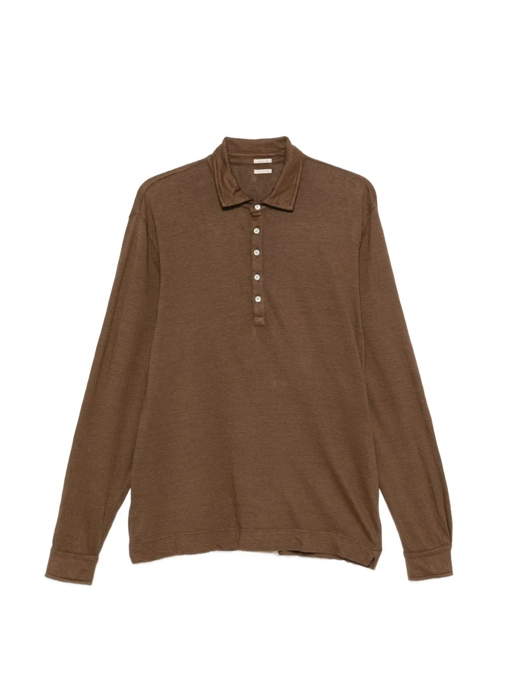 long-sleeve polo shirt - 1