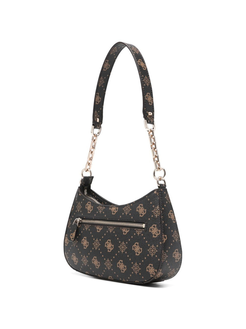 GUESS USA Carrie monogram chain shoulder bag outlook