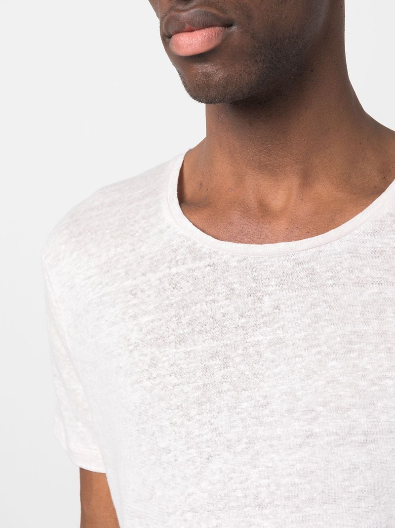 lined short-sleeved T-shirt 5