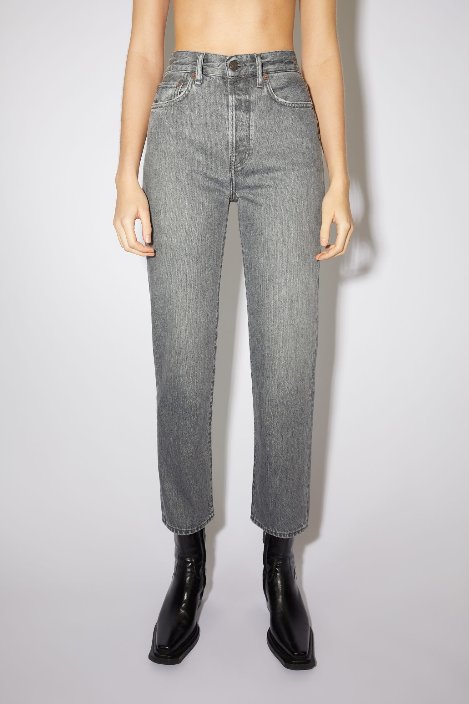 Straight fit jeans - Grey - 2
