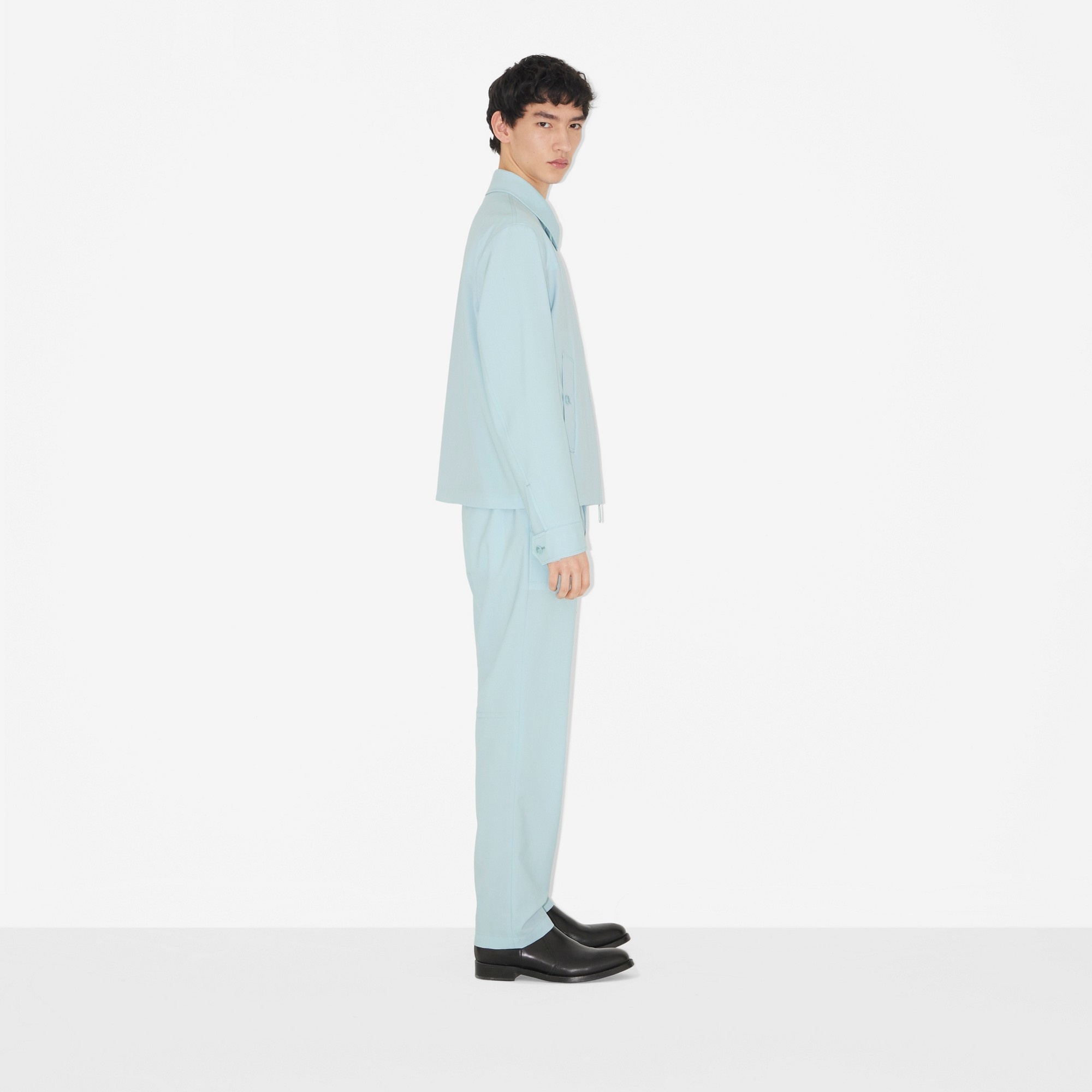 Monogram Motif Wool Tailored Trousers - 3