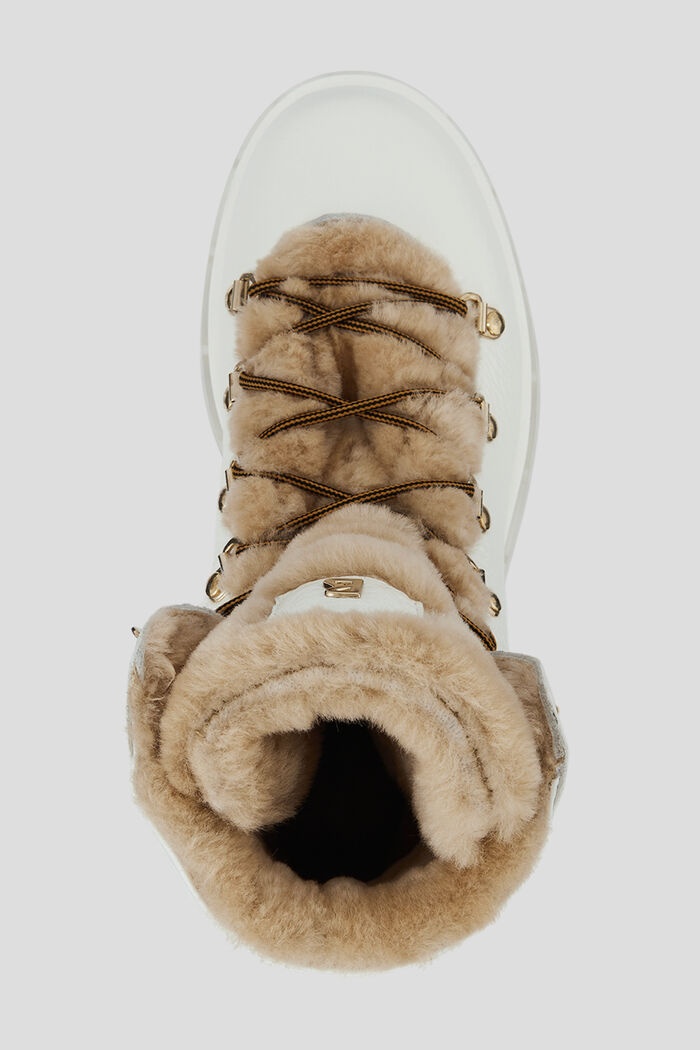 Swansea Lambskin ankle boots in White - 5