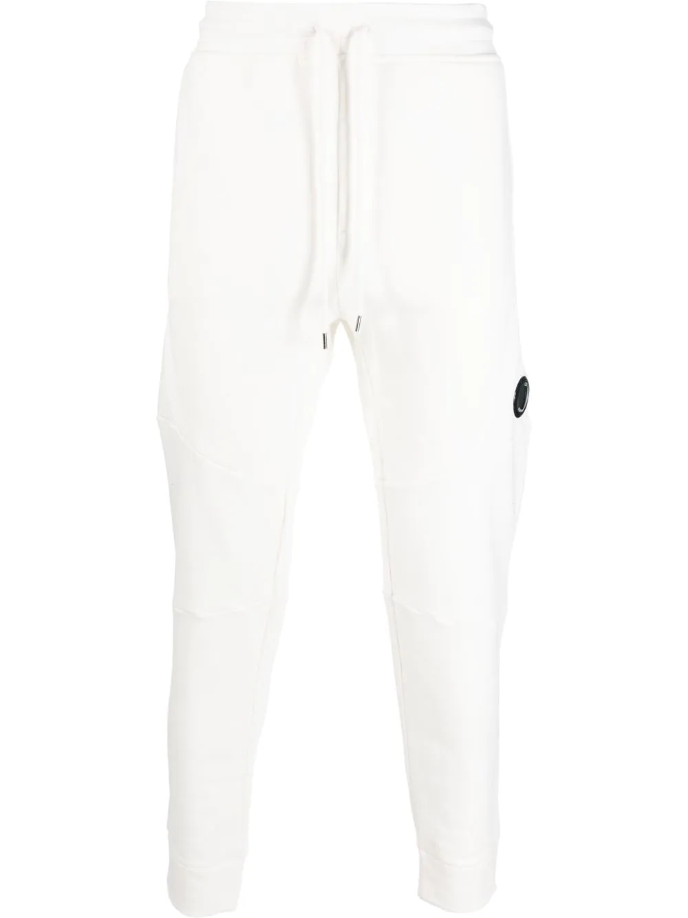 cotton lens-detail track-pants - 1