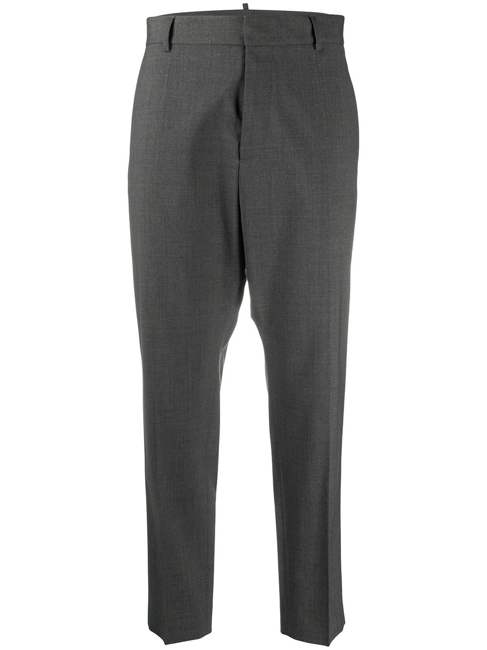 tailored cropped trousers - 1