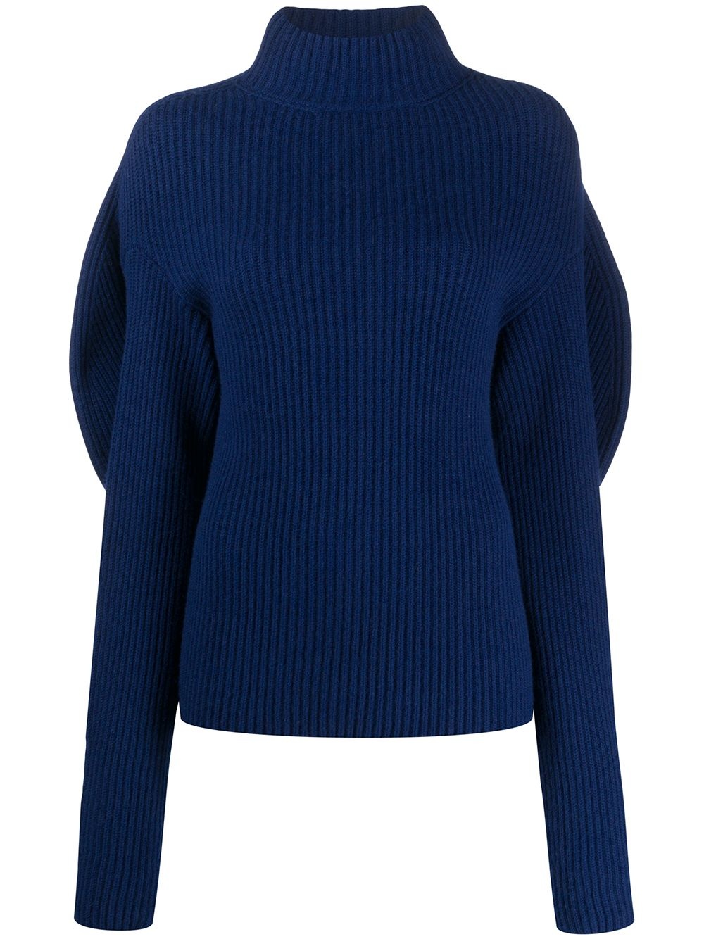 ribbed knit jumper - 1