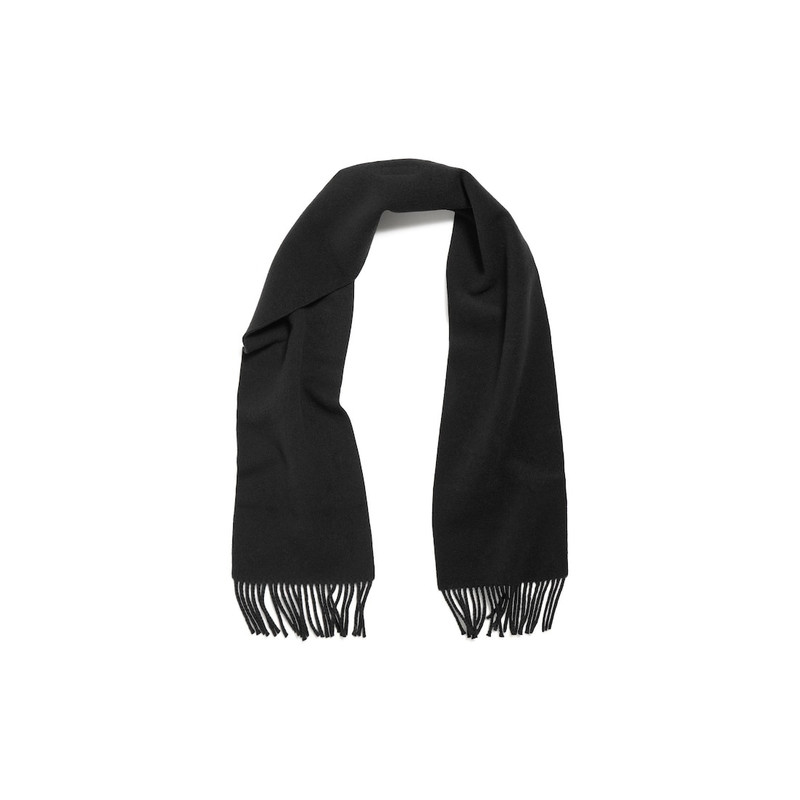 BALENCIAGA Men's Fringe Scarf in Black outlook