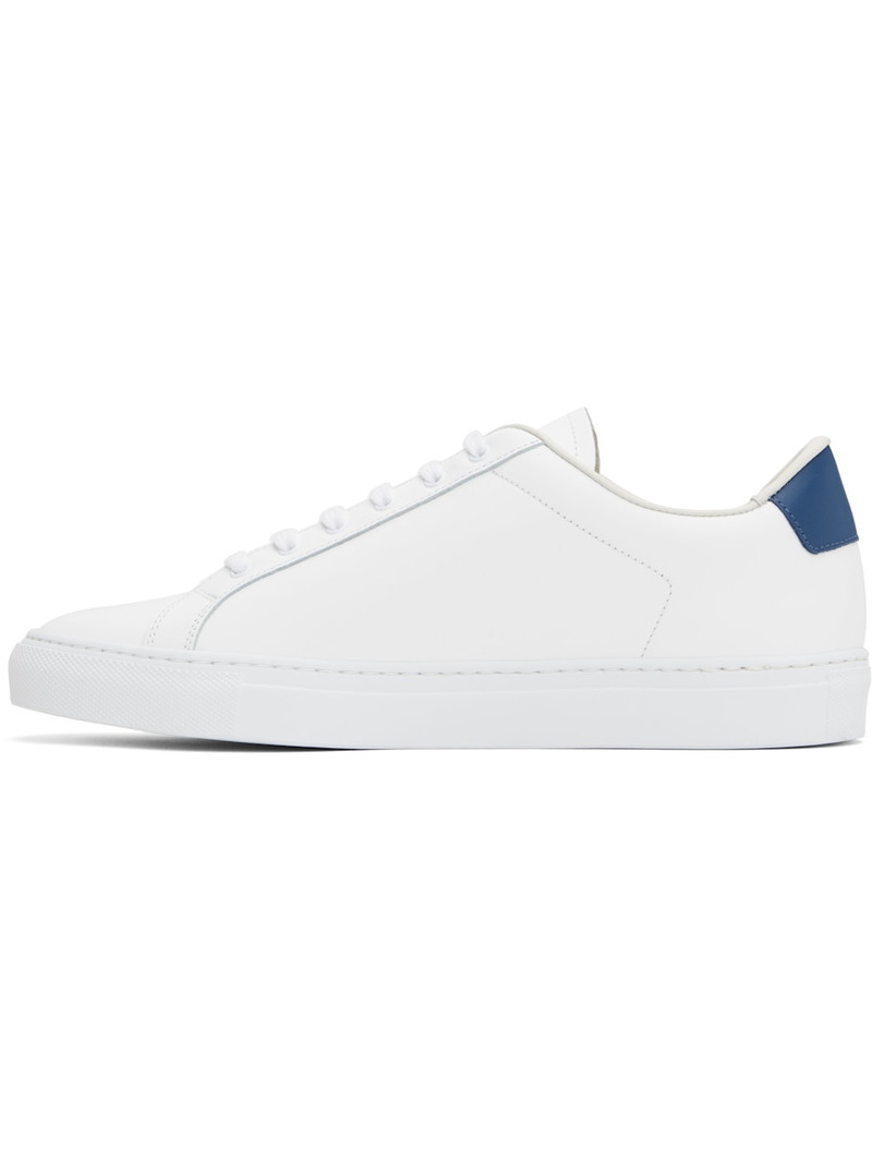 White Retro Classic Sneakers 3