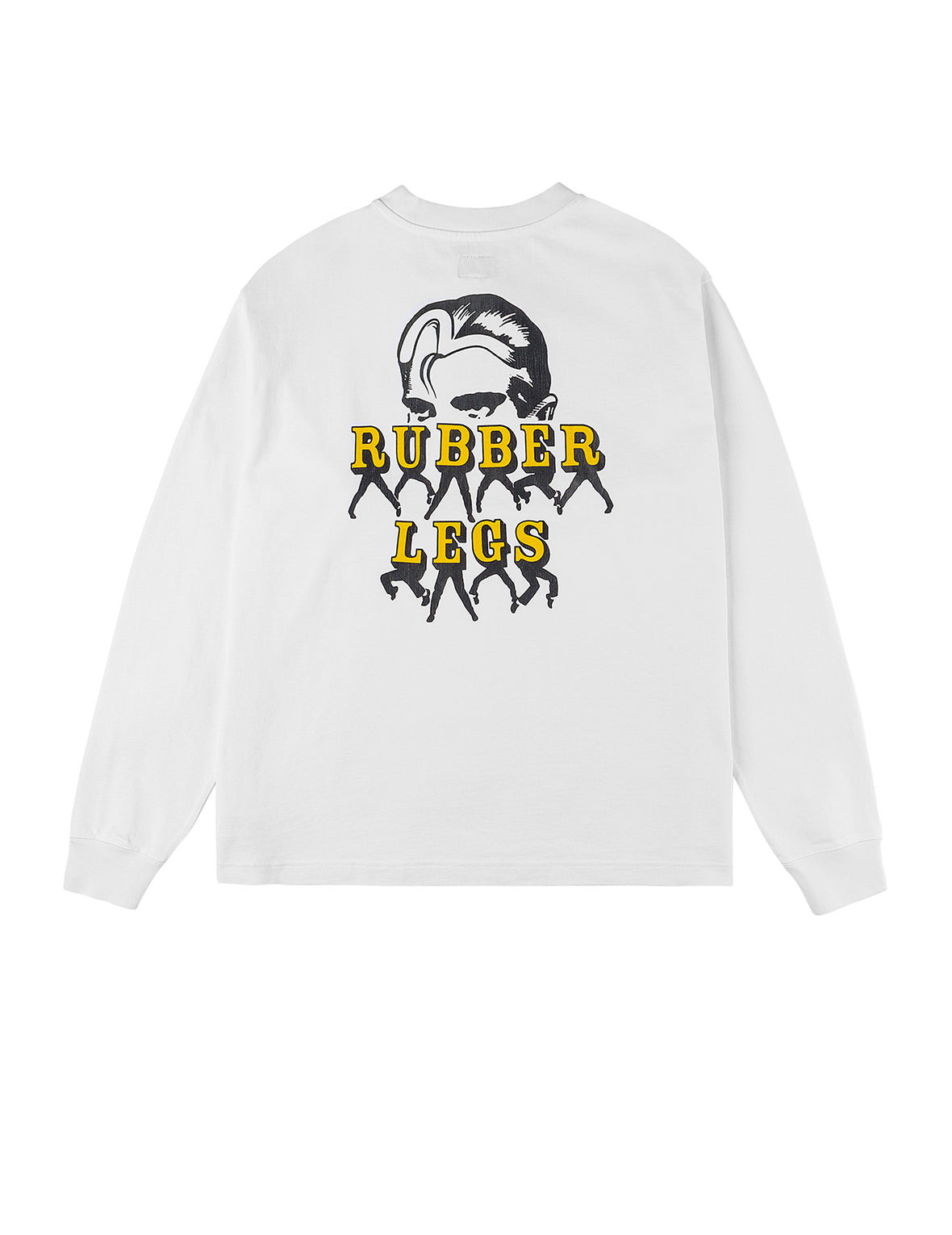 Seagull and Rubber Legs Print Relax Fit Long-sleeve T-shirt - 11
