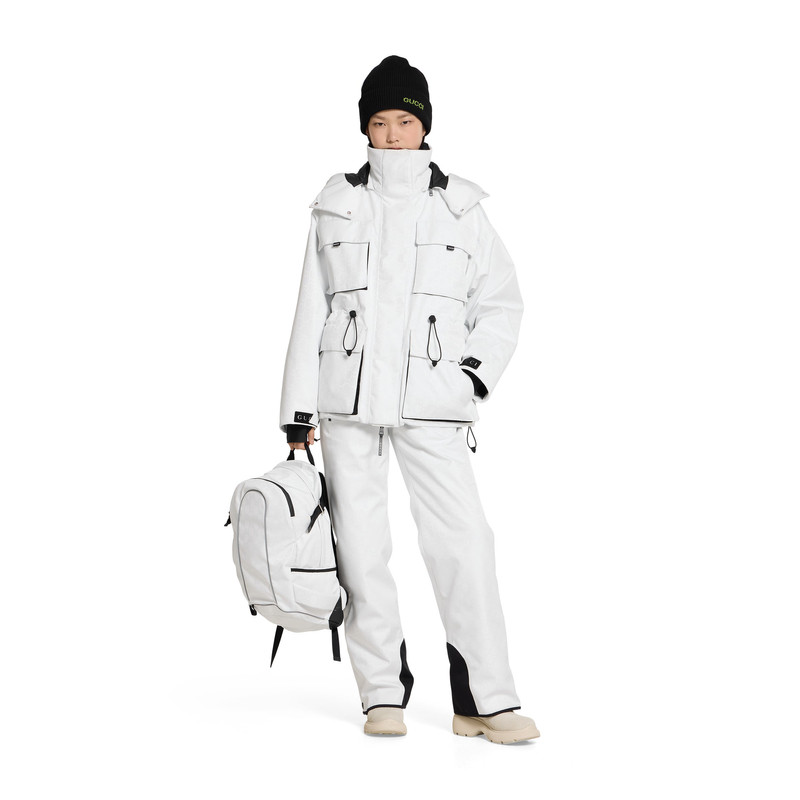 GUCCI GG technical fabric jacquard jacket outlook