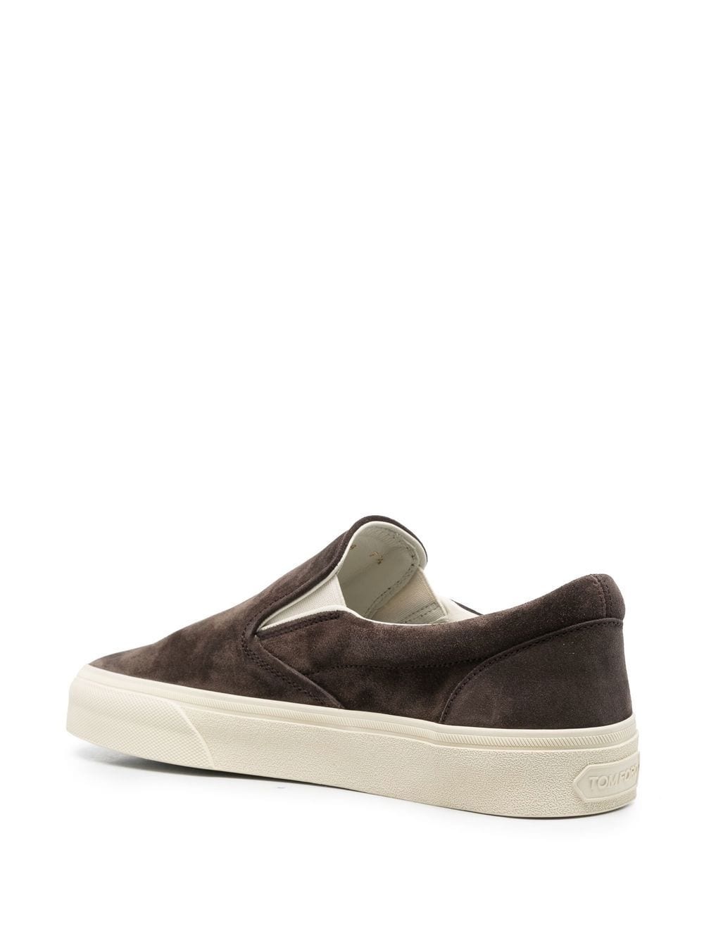 suede slip-on sneakers - 3