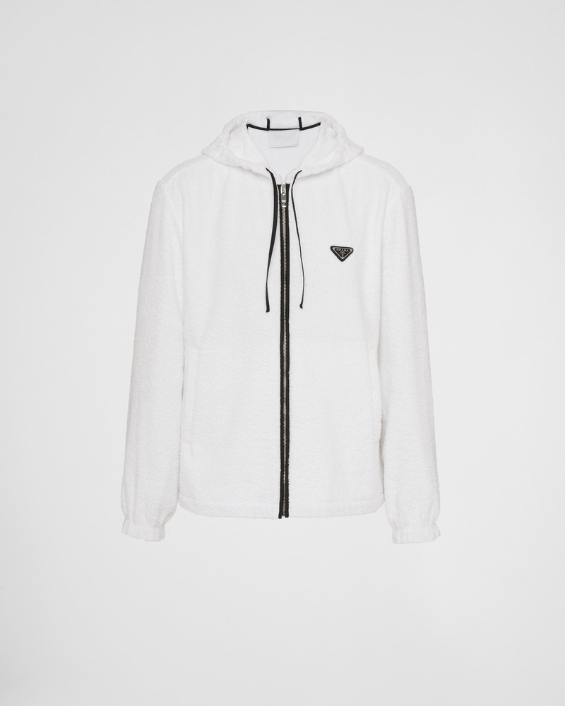 Terrycloth hoodie jacket - 1