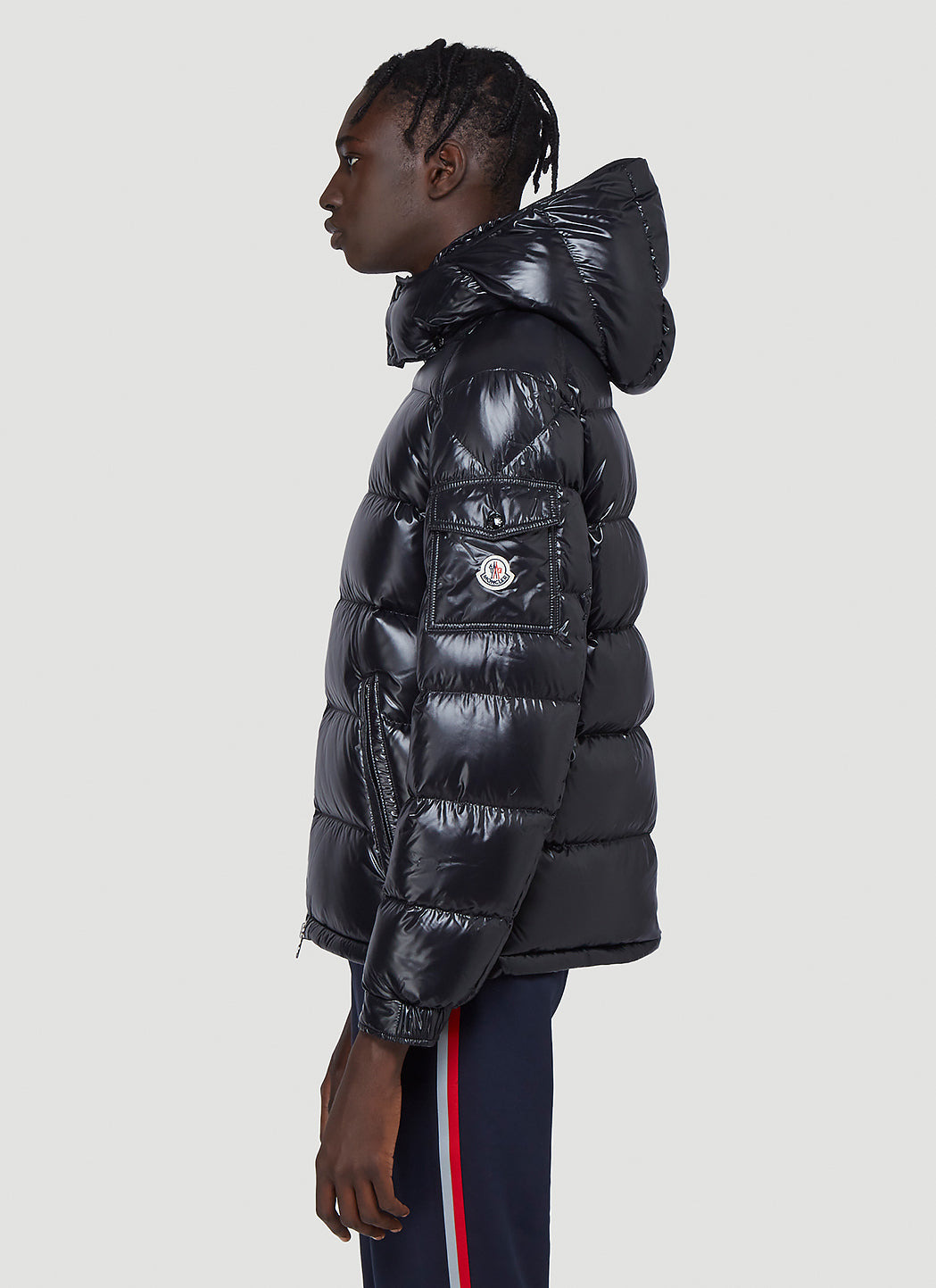 Moncler Men Detachable Hood Padded Down Jacket - 3