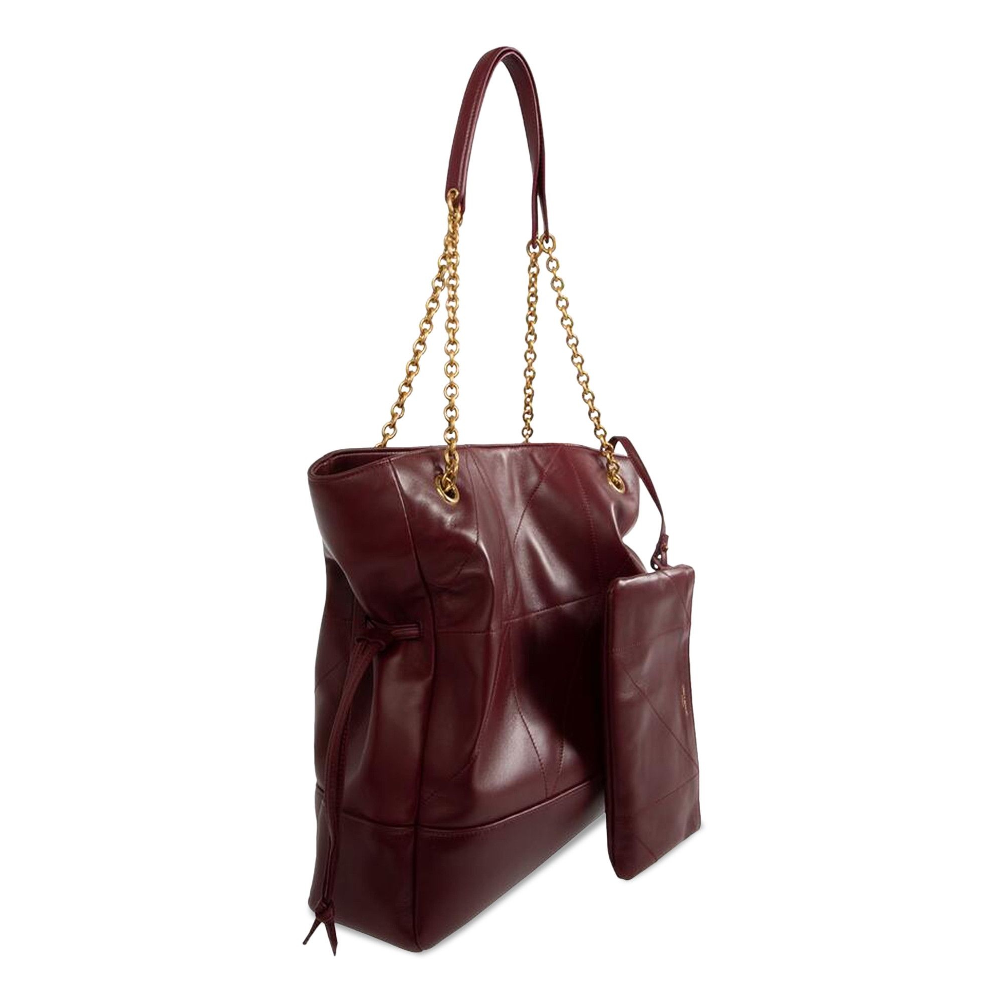 Saint Laurent Shopping Chain Bag 'New Dark Bordeaux' - 2