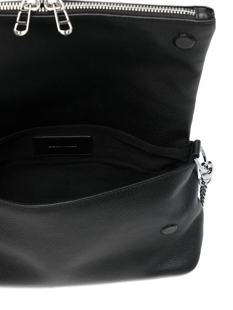 chain-strap leather shoulder bag 3