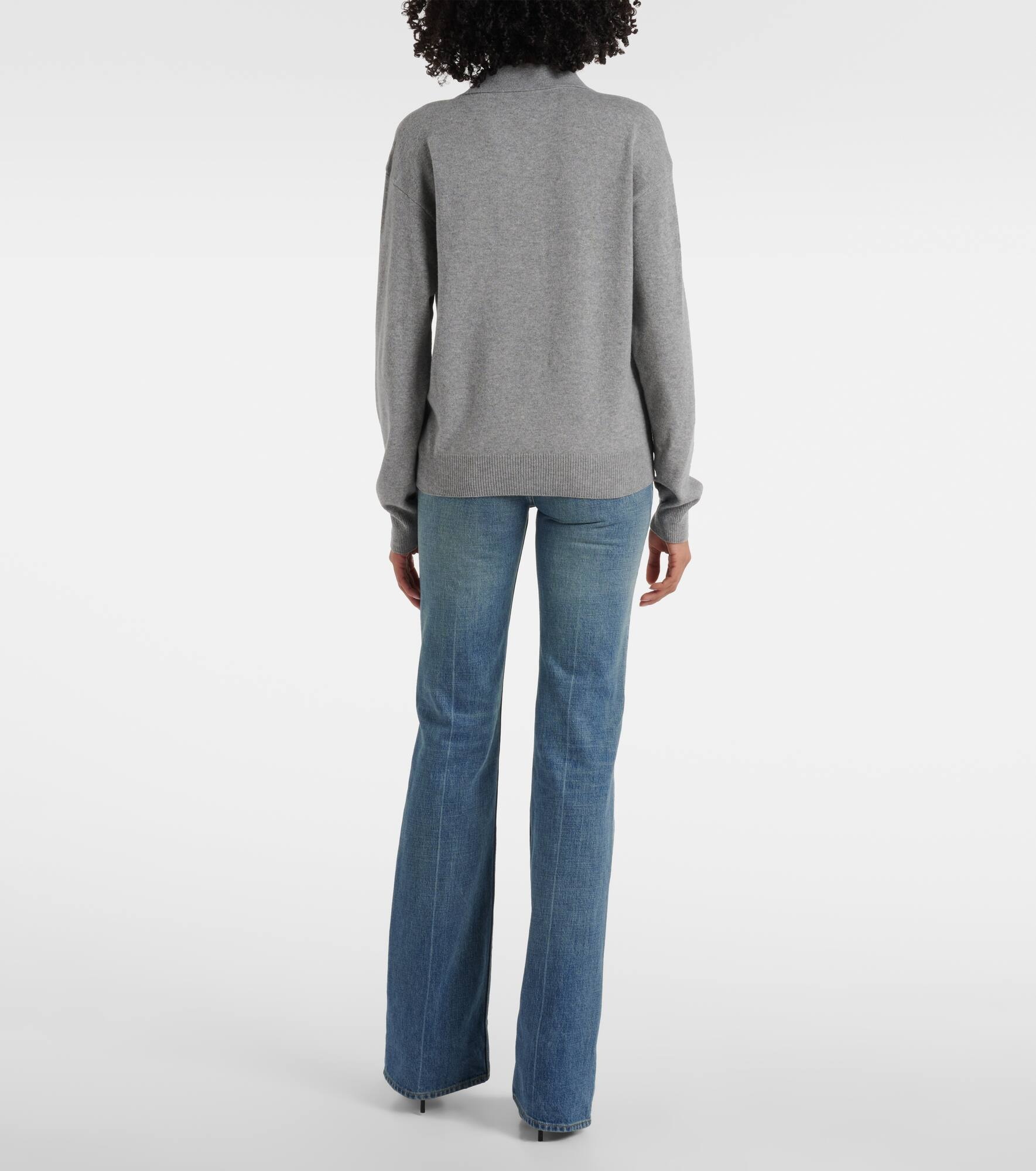 Wool polo sweater - 3