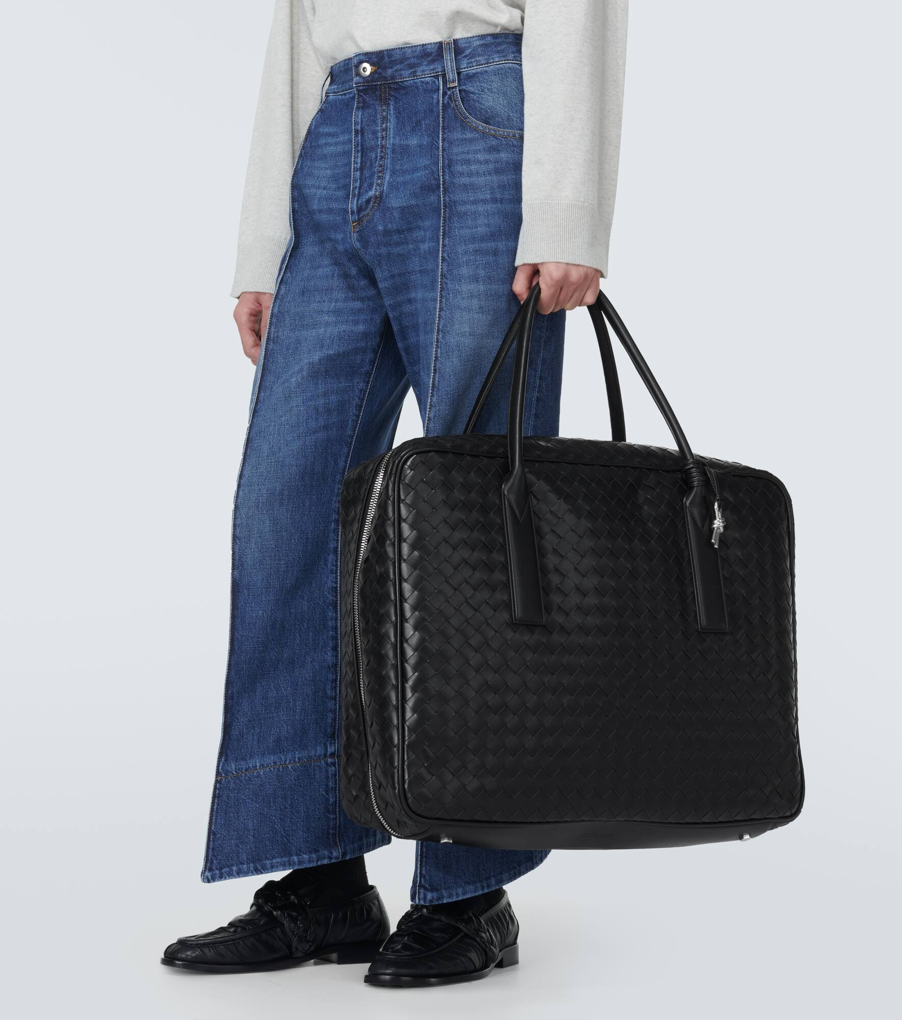 Intrecciato briefcase - 2