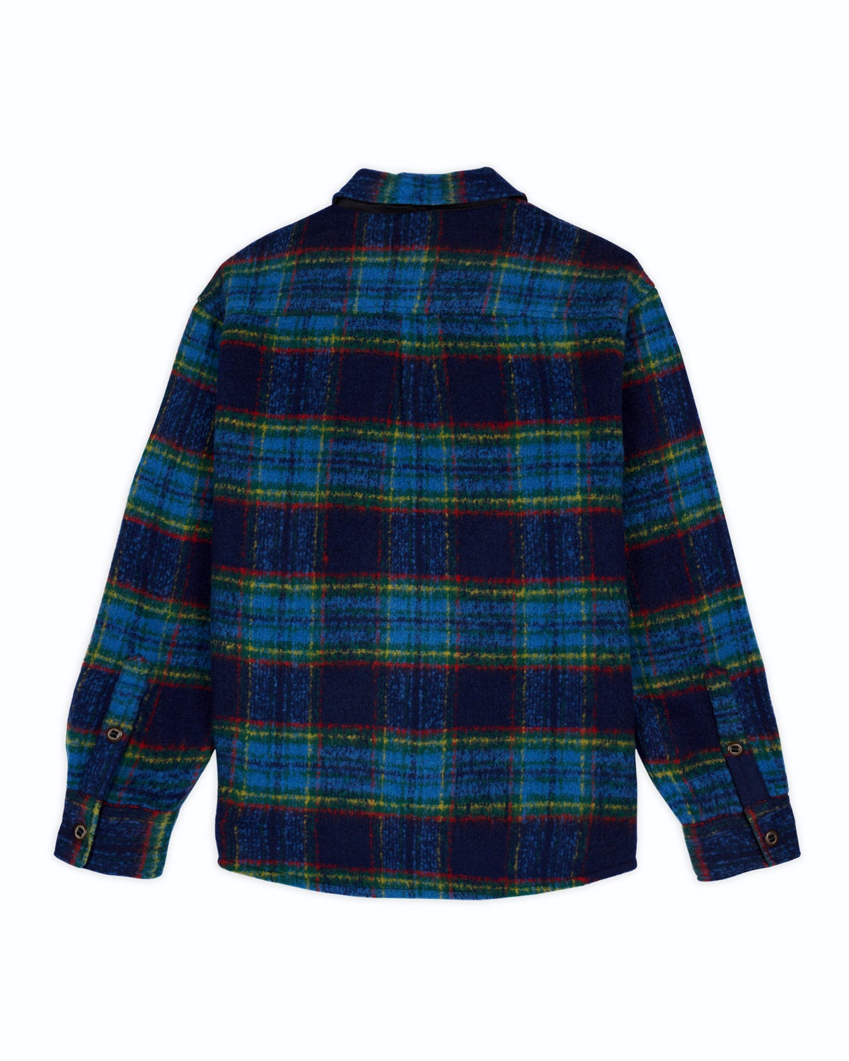 Brushed Rancher Flannel Shirt Jacket - Navy - 2