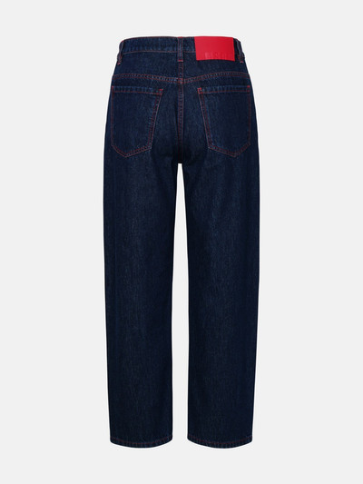 MSGM Blue cotton jeans outlook