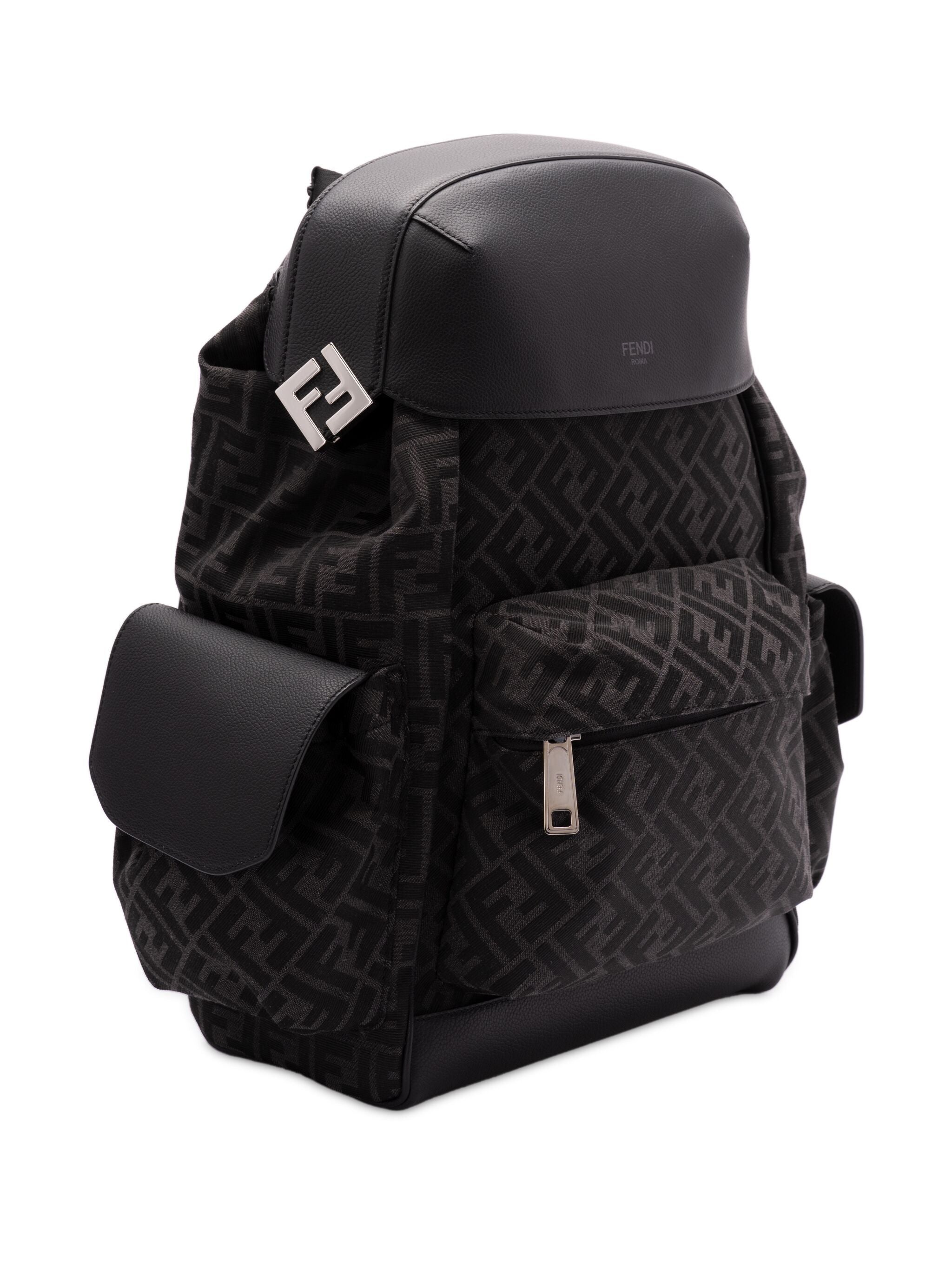 Fendi Drive FF Jacquard Backpack - 3