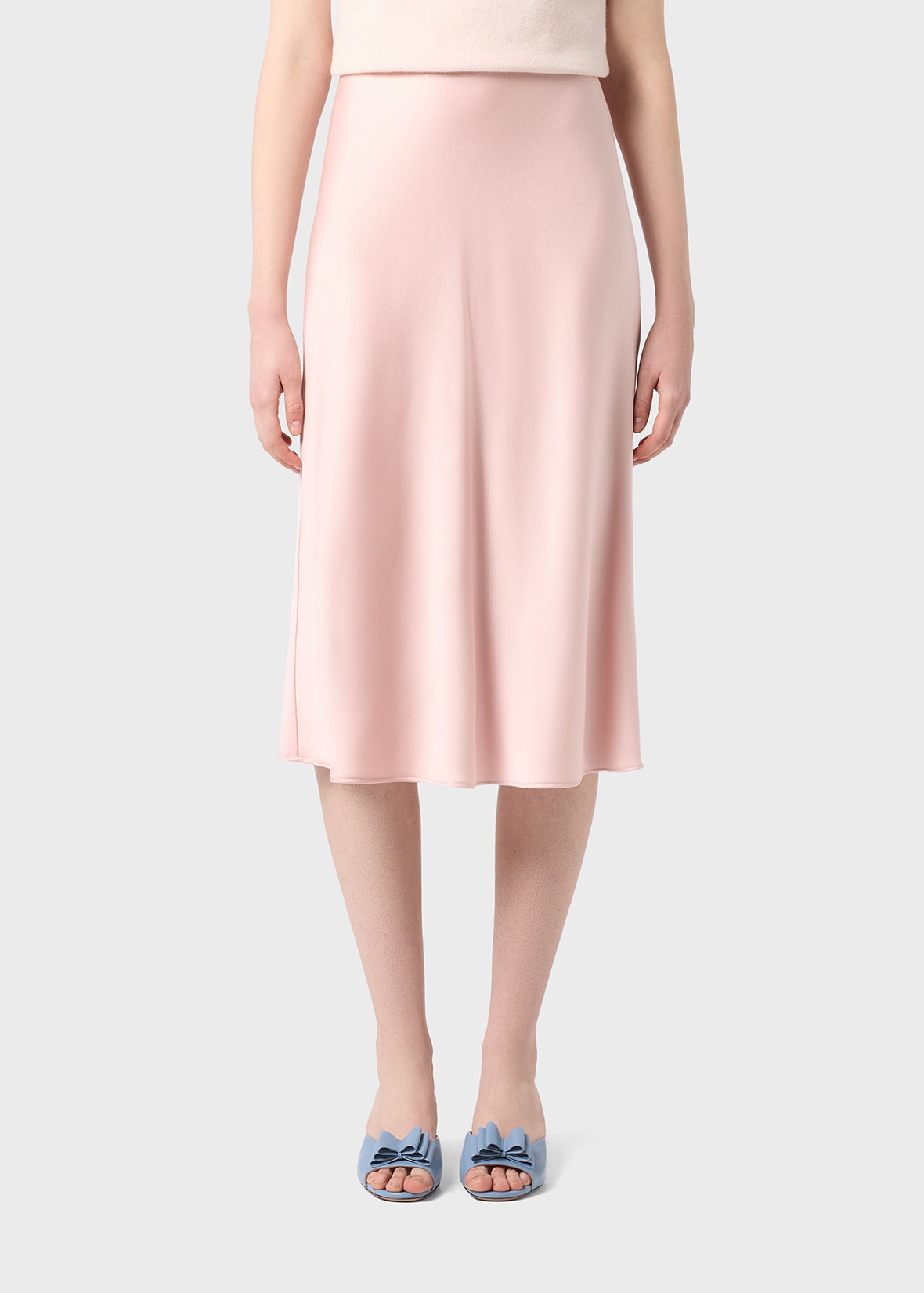 MIDI SKIRT IN CREPE SATIN - 3