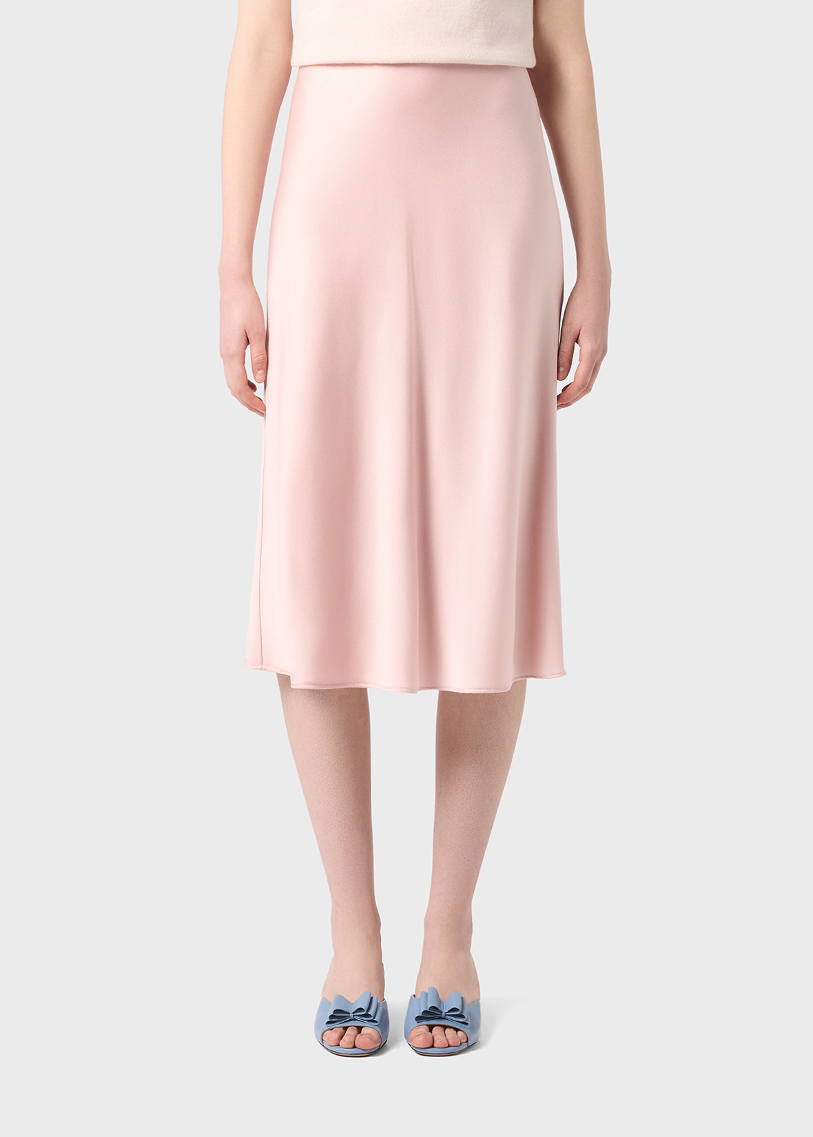 MIDI SKIRT IN CREPE SATIN - 3