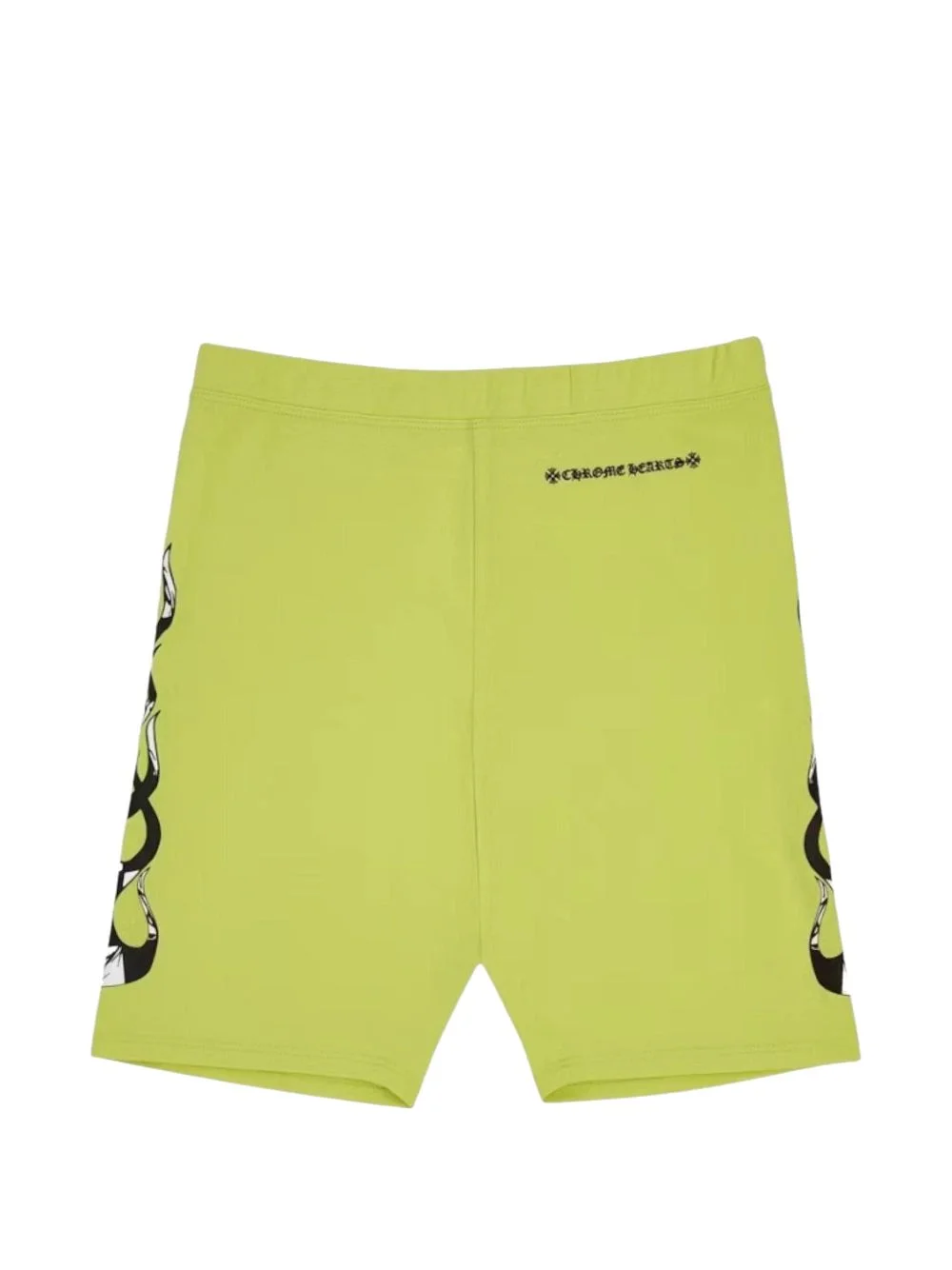 99 Eyes flame-print bike shorts - 1