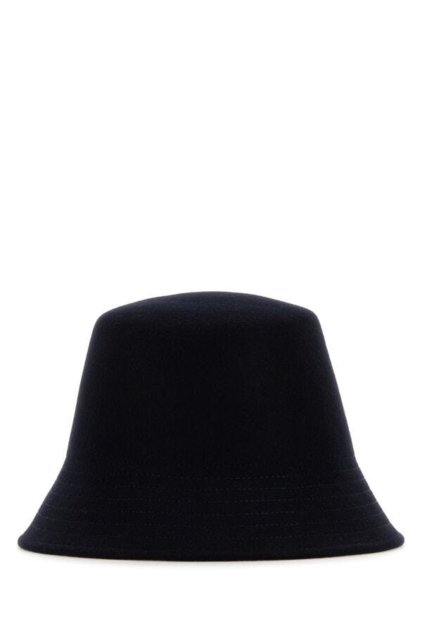 ハット Valentino Garavani Midnight Blue Felt Bucket Hat Valentino Garavani Midnight Blue Felt Bucket Hat | italist