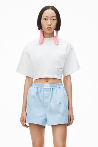 Alexander Wang SCULPTED TEE IN JAPANESE JERSEY outlook