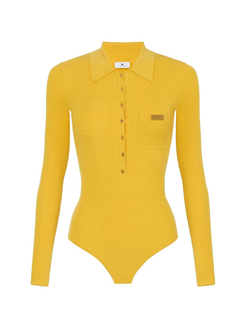 micro-braided knit bodysuit 1