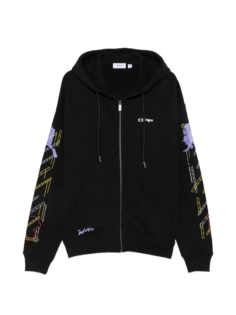 `Archigeography Arrow Skate` Zip Hoodie - 1