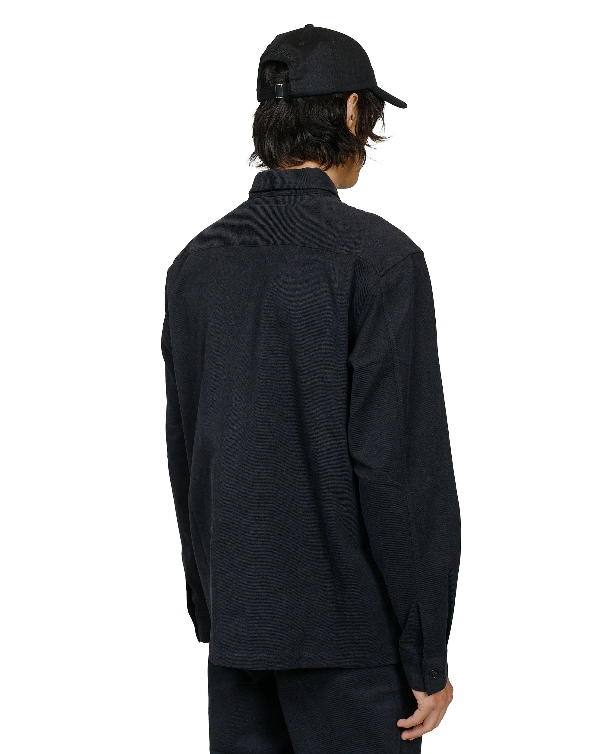 Carsten Cotton Wool LS Shirt Black - 3