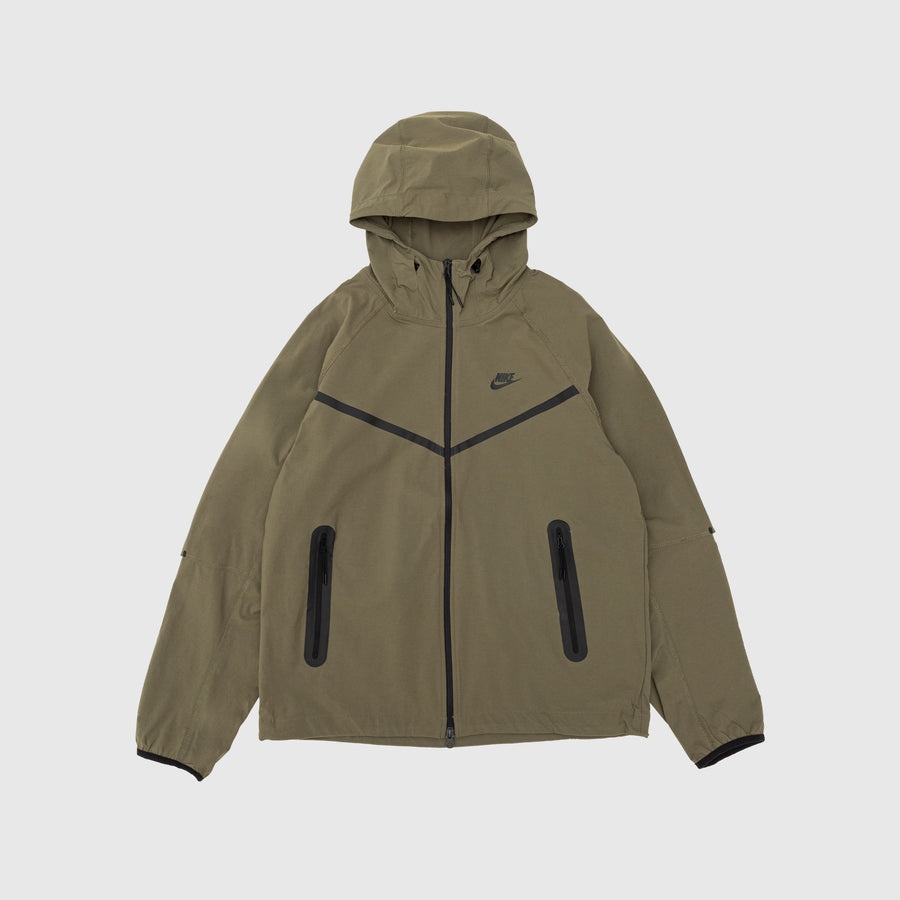 TECH WOVEN FULL ZIP HOODY - 1