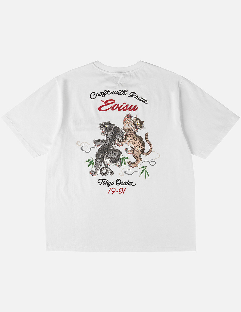 Duo Leopard Printed Embroidery T-Shirt 3