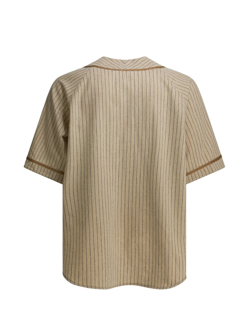 Kapital short-sleeve pinstripe shirt outlook