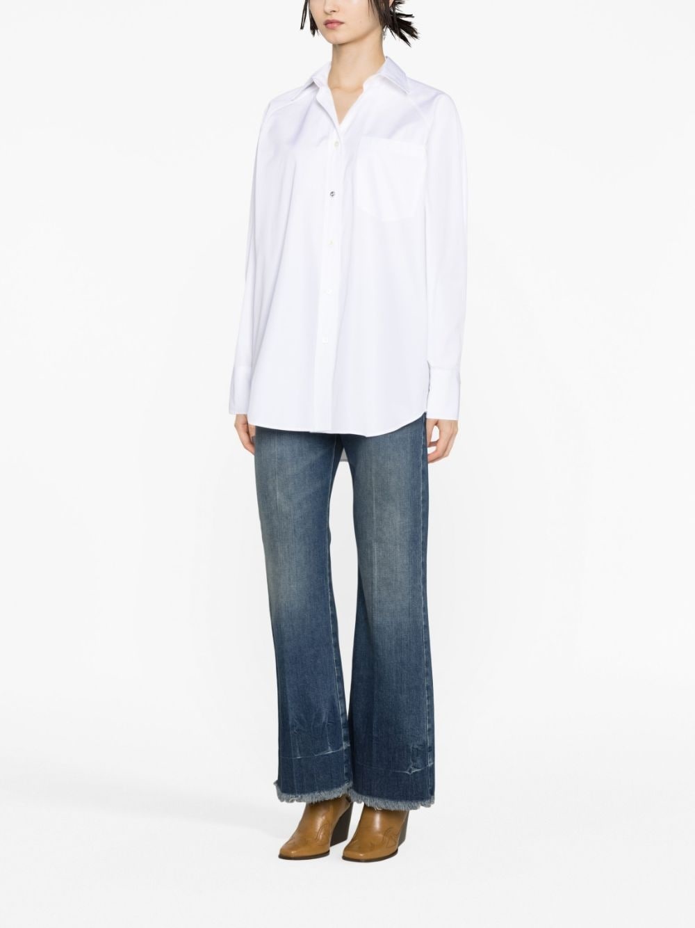 long-sleeve cotton shirt - 2