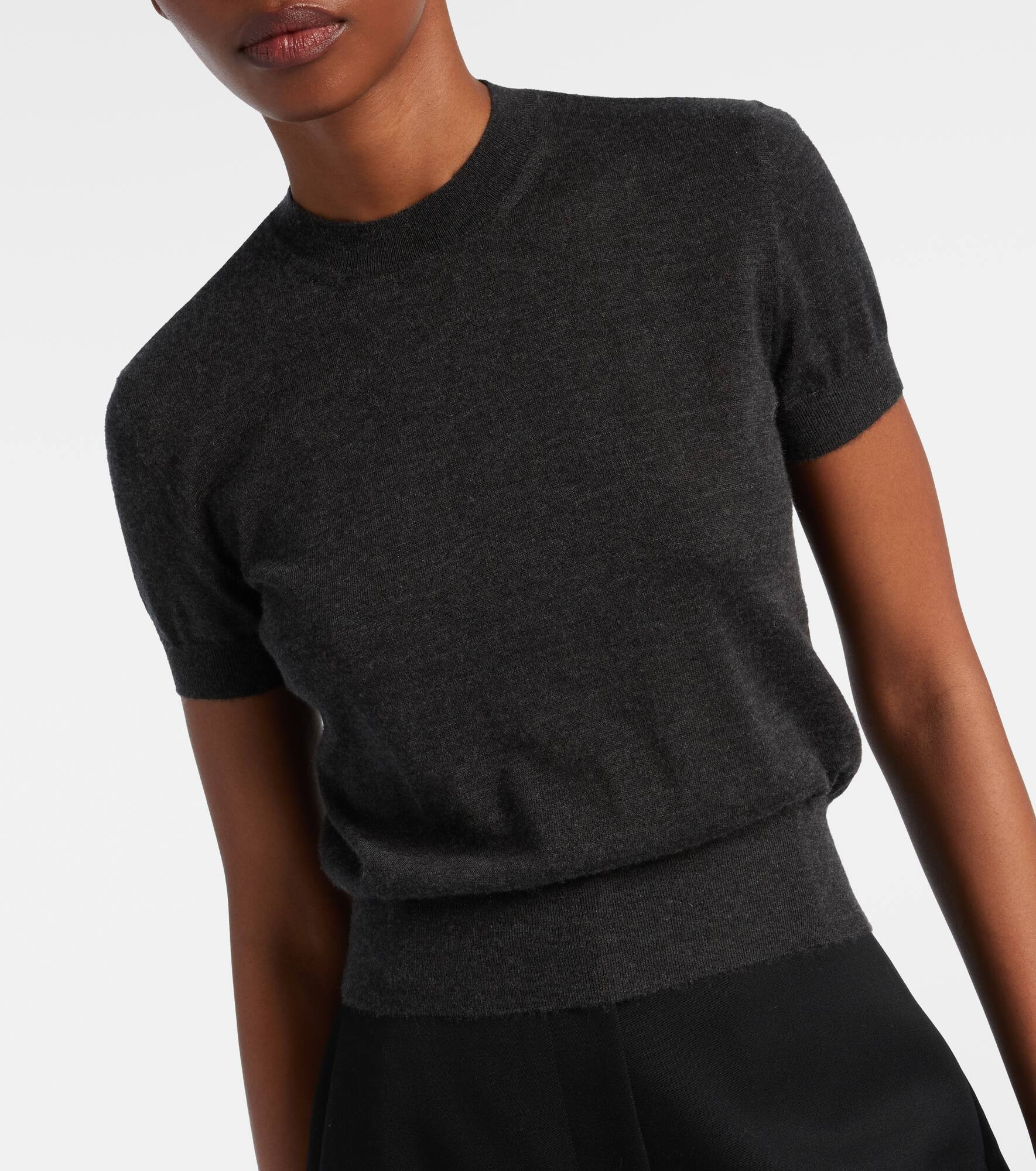 Knitted cashmere top - 6