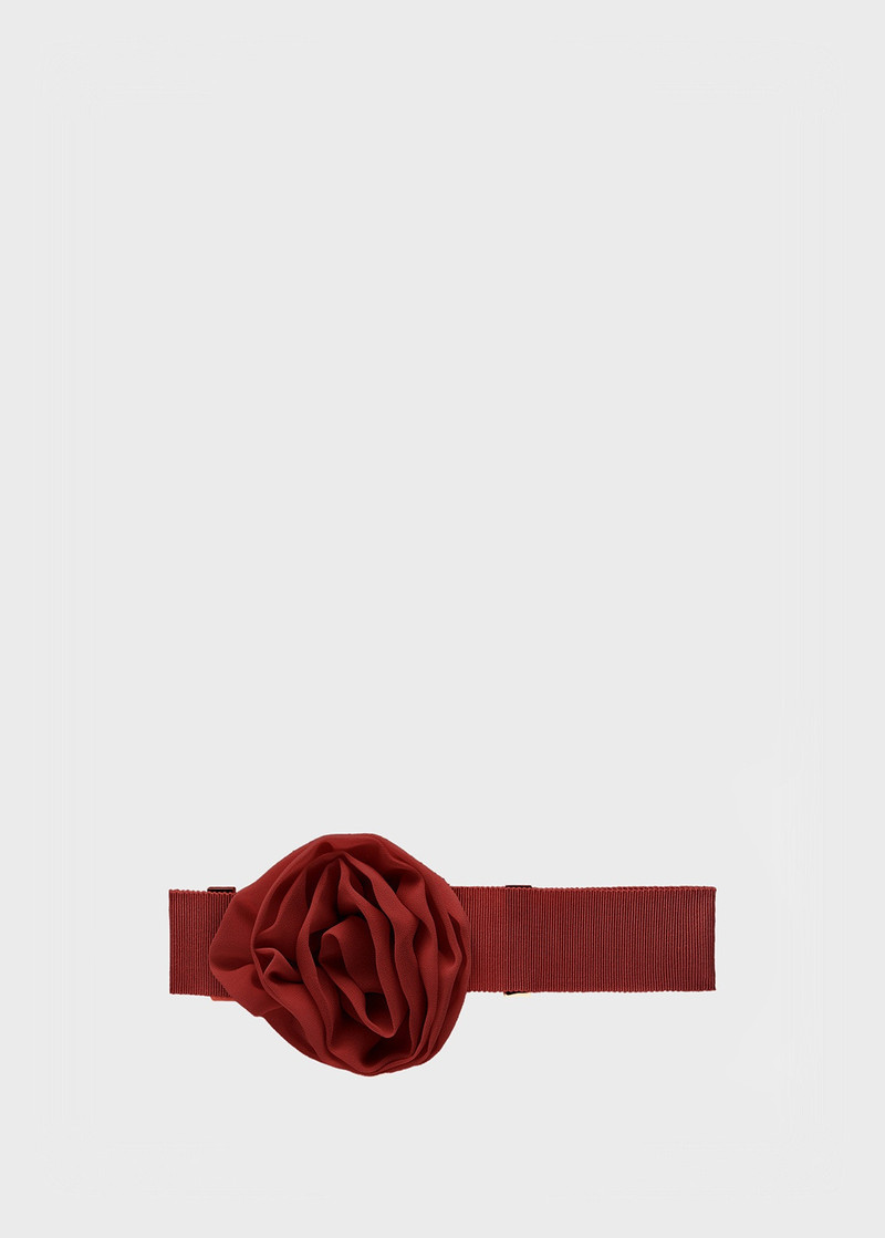 CHOKER WITH SATIN ROSE 1