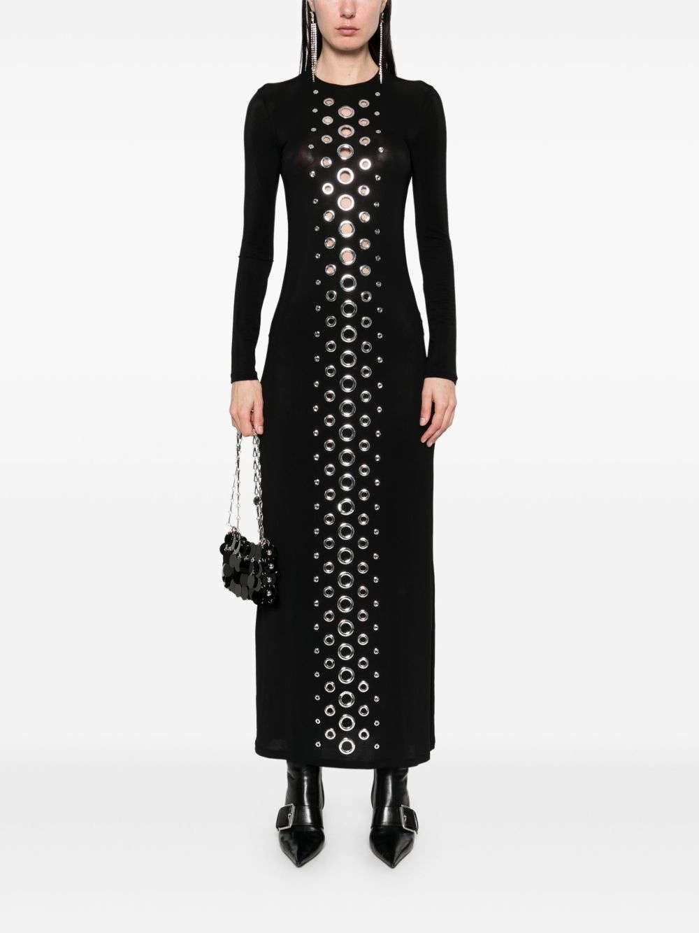 semi-sheer maxi dress - 2
