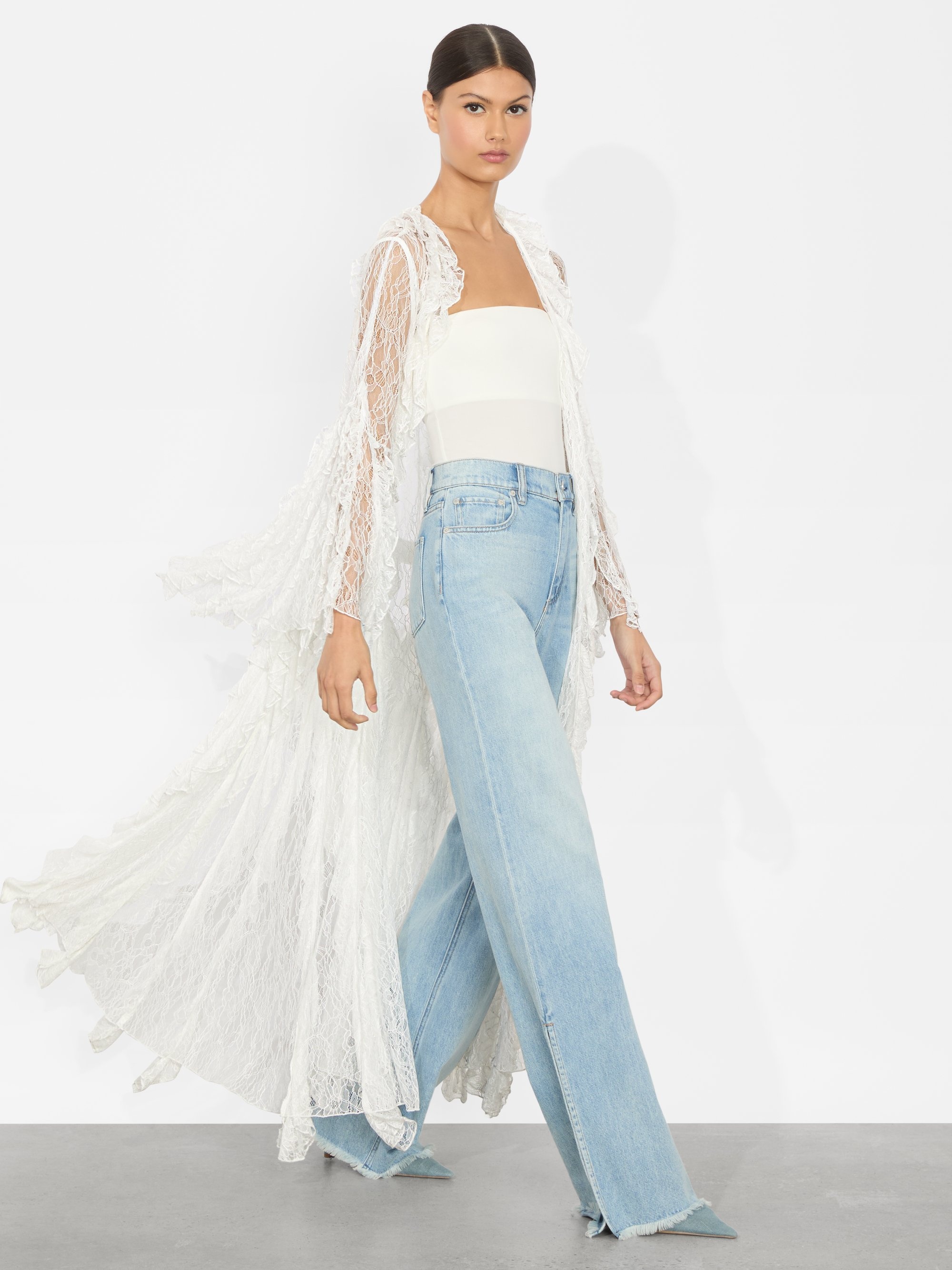 CHER RUFFLE MAXI ROBE - 2