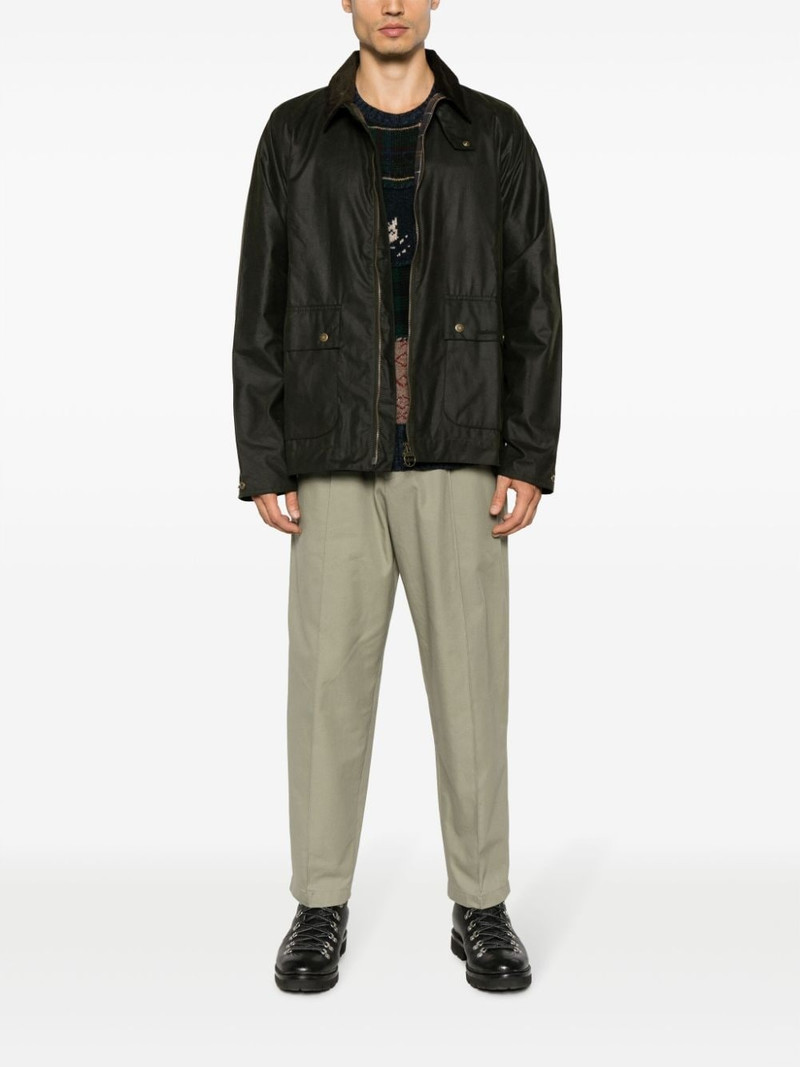 Barbour Bedale coated-finish jacket outlook
