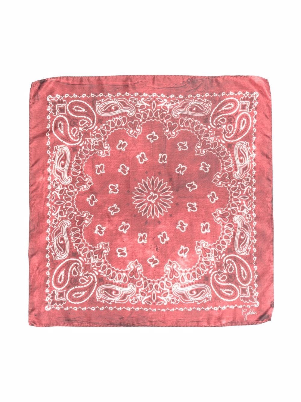 paisley-print silk scarf - 3