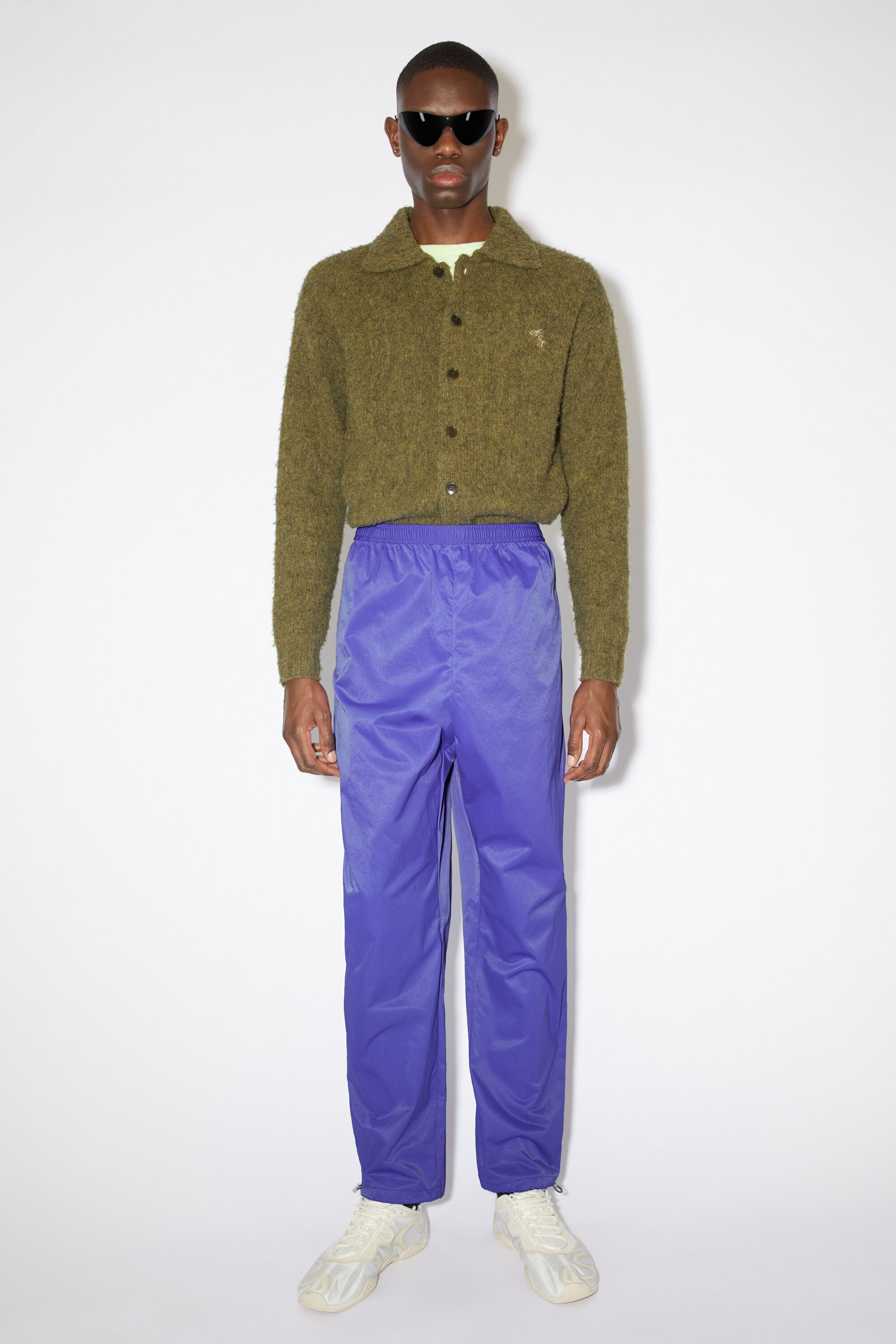 Nylon trousers - Faded blue - 2