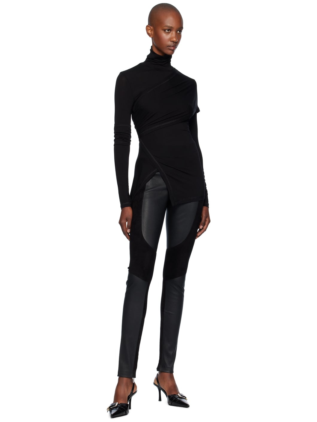 Black Protection Turtleneck - 4
