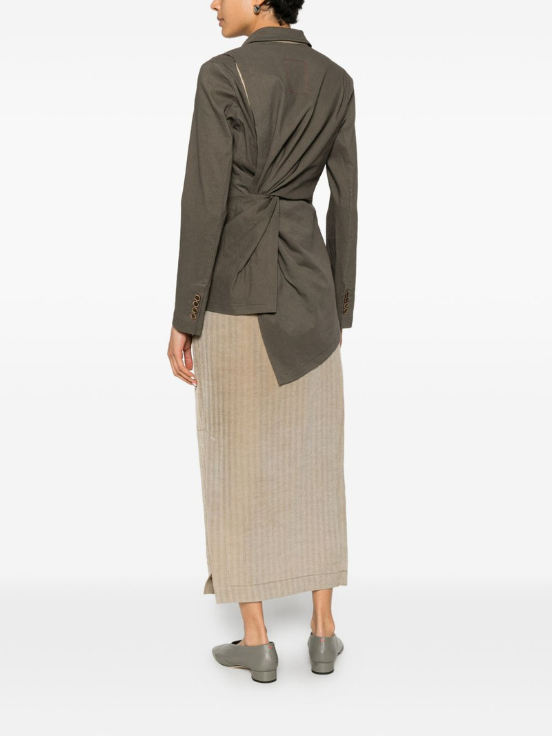 UMA WANG Kylie single-breasted blazer outlook
