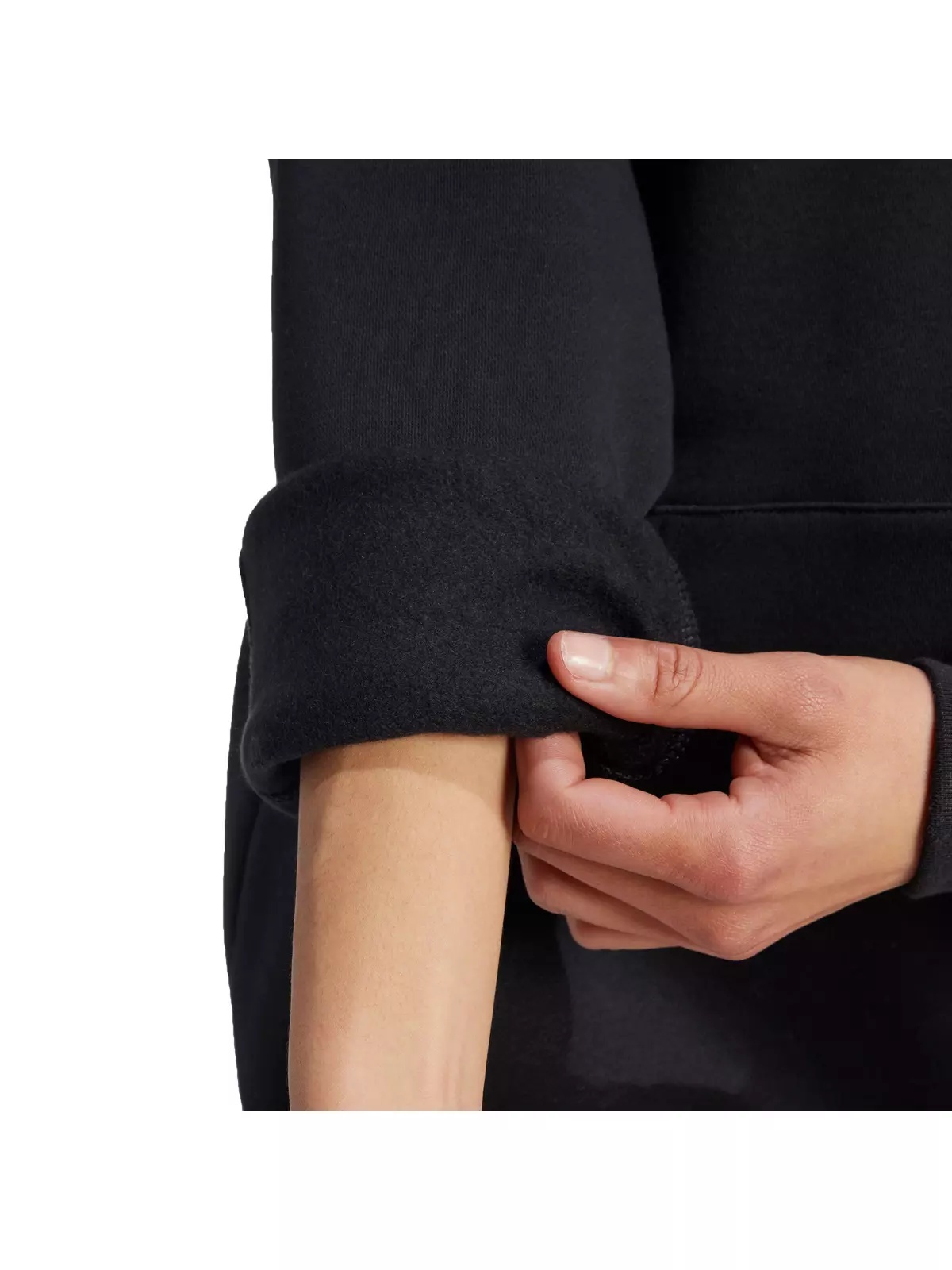 Women's Originals Essentials Oversized Fleece Hoodie - Black - 5